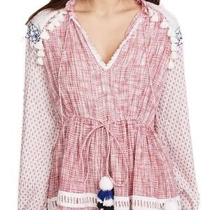 Tunic style dress with pom poms (never worn)